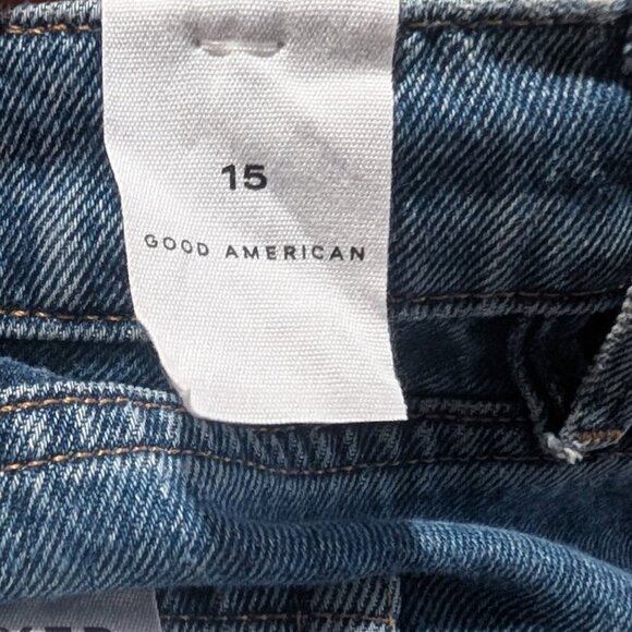 Good American | Good Barrel Relaxed Jeans Indigo740 - Picture 12 of 14